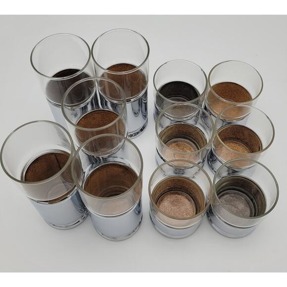 1950s Mid Century Modern Insulated Chrome Hellerware Pitcher & Glass Set MCM - Picture 10 of 16